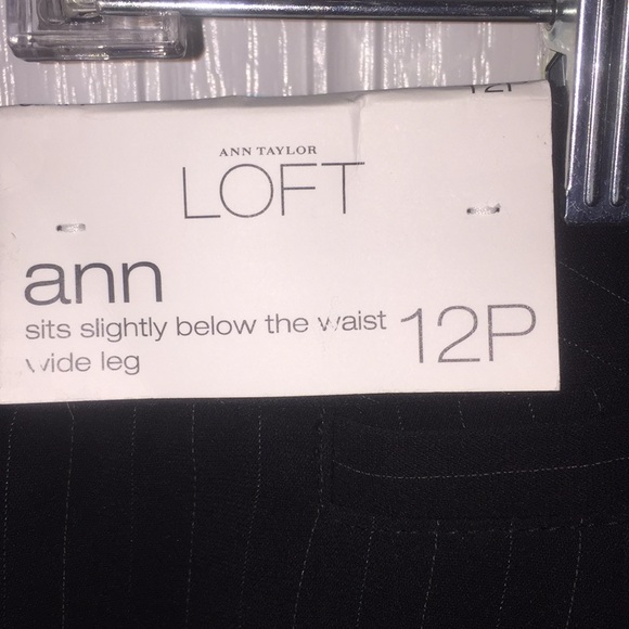 Ann Taylor Pin Striped Pants 12P - Picture 3 of 3